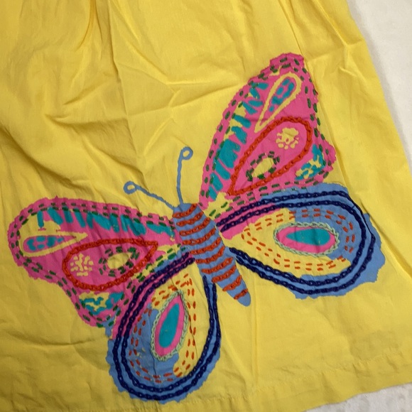Mini Boden 2-3Y yellow butterfly dress - Picture 5 of 7
